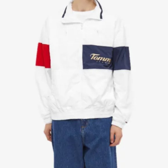 Tommy Hilfiger Archive 90s-inspired classic colour-blocked Jacket Size Large - Picture 3 of 13